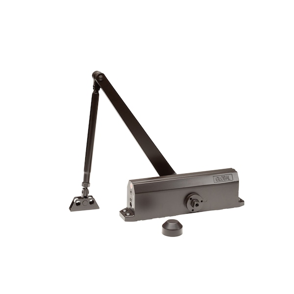 Global Door Controls Commercial Grade 1 Door Closer in Duronodic with Adjustable Spring Tension - Sizes 2-5 TC201-DU - main